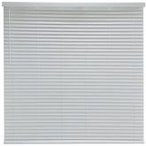 Simple Spaces FWMB-35 Cordless Mini Blind, 72 in L, 72 in W, Faux Wood, White